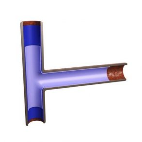 T-liner 150-125-90, lateral 30 cm,mainpipe 40 cm