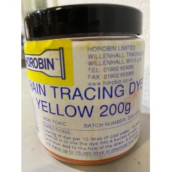 Farge for lekkasjetest 200g Gul