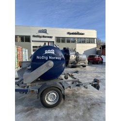 Installasjons trommel DN 1200 med henger til DN400 - UKESLEIE