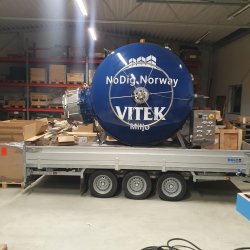 Installasjons trommel D2000 med henger