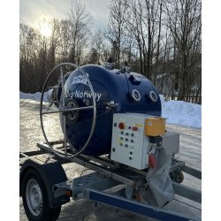 Installasjons trommel DN 1200 med henger til DN400 - UKESLEIE