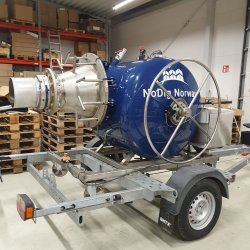 Installasjons trommel DN 1200 med henger