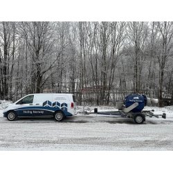 Installasjons trommel DN 1200 med henger til DN400 - UKESLEIE